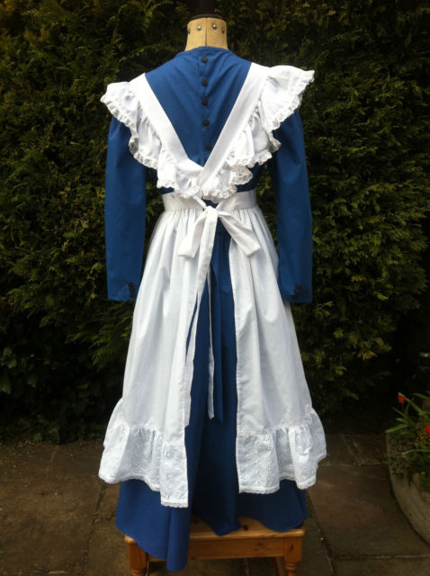Ladies Victorian Edwardian Maid Costume Size 16 - 18 Image